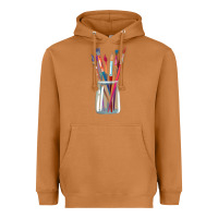 Meerkat Paint Brushes Heavyweight Hoodie - linhVisuals