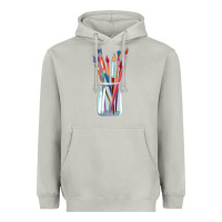 Moon Dust Paint Brushes Heavyweight Hoodie - linhVisuals