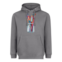 Storm Paint Brushes Heavyweight Hoodie - linhVisuals