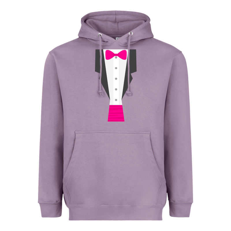 Pink Tux Tuxedo Heavyweight Hoodie by linhVisuals | Teevron