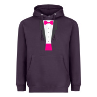 Plum pink tux tuxedo Heavyweight Hoodie - linhVisuals