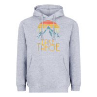 Heather Grey vintage lake tahoe california nevada retro t shirt Heavyweight Hoodie - linhVisuals