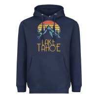 Vintage Lake Tahoe California Nevada Retro T Shirt Heavyweight Hoodie | Teevron