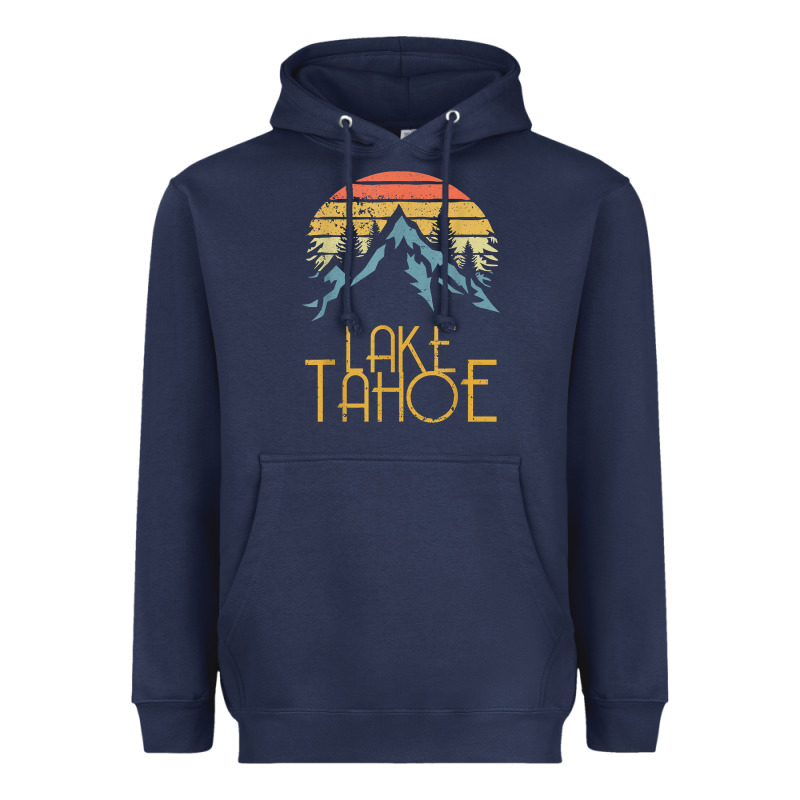 Vintage Lake Tahoe California Nevada Retro T Shirt Heavyweight Hoodie by linhVisuals | Teevron