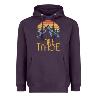 Plum vintage lake tahoe california nevada retro t shirt Heavyweight Hoodie - linhVisuals