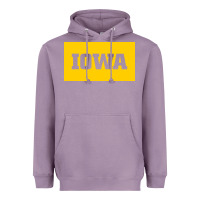 Lavender University of Iowa, UIowa, Iowa, apparel Heavyweight Hoodie - linhVisuals