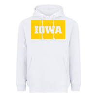 White University of Iowa, UIowa, Iowa, apparel Heavyweight Hoodie - linhVisuals