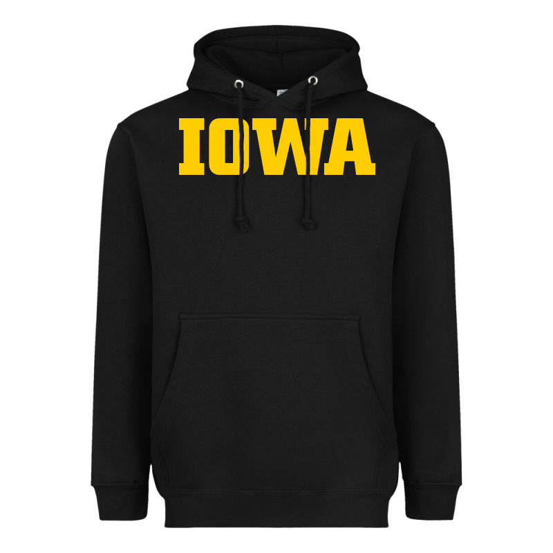 University Of Iowa, Apparel Heavyweight Hoodie by linhVisuals | Teevron