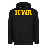Black university of iowa, Apparel Heavyweight Hoodie - linhVisuals