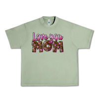 Oil Green Love you mom Mother's Day Urban Heavy Tee - FaDigitalArtStudio