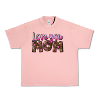 Salmon Love you mom Mother's Day Urban Heavy Tee - FaDigitalArtStudio