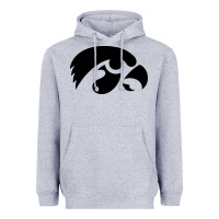 Heather Grey university of iowa athletics teams gear Heavyweight Hoodie - linhVisuals