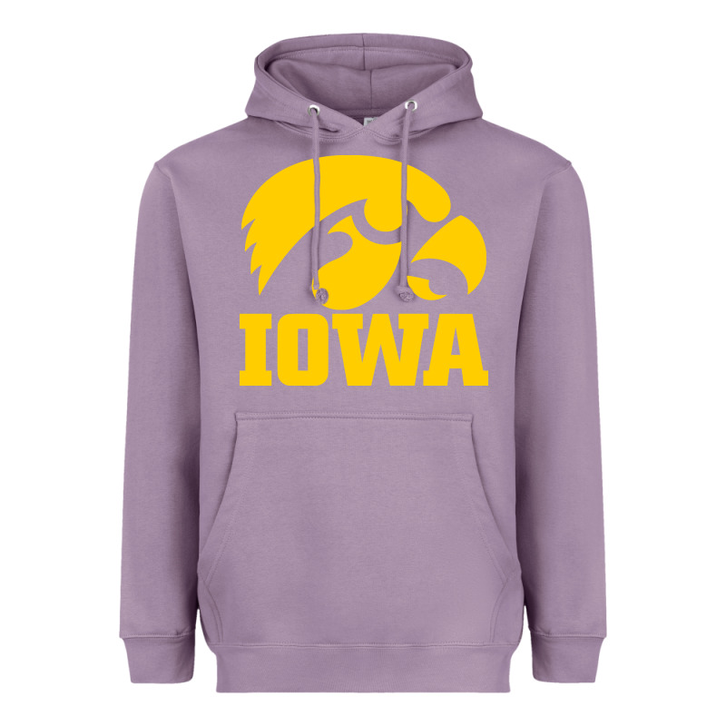 University Of Iowa Athletics Teams Gear Heavyweight Hoodie by linhVisuals | Teevron