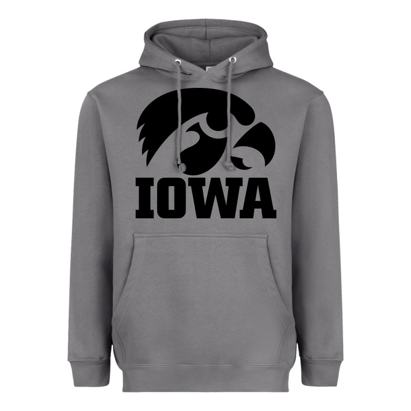University Of Iowa Athletics Teams Gear Heavyweight Hoodie by linhVisuals | Teevron