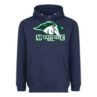 Navy morrisville state college Heavyweight Hoodie - linhVisuals