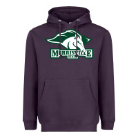 Plum morrisville state college Heavyweight Hoodie - linhVisuals