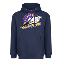 Navy nazareth college golden Heavyweight Hoodie - linhVisuals