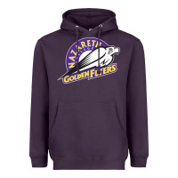 Plum nazareth college golden Heavyweight Hoodie - linhVisuals