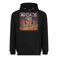 #arcade Fire Everything Now Tour 2022 Heavyweight Hoodie | Teevron