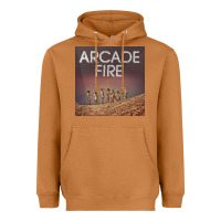 Meerkat #arcade fire everything now tour 2022 Heavyweight Hoodie - linhVisuals