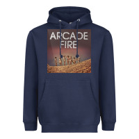 Navy #arcade fire everything now tour 2022 Heavyweight Hoodie - linhVisuals