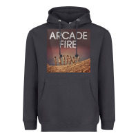 Smoke #arcade fire everything now tour 2022 Heavyweight Hoodie - linhVisuals