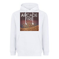White #arcade fire everything now tour 2022 Heavyweight Hoodie - linhVisuals