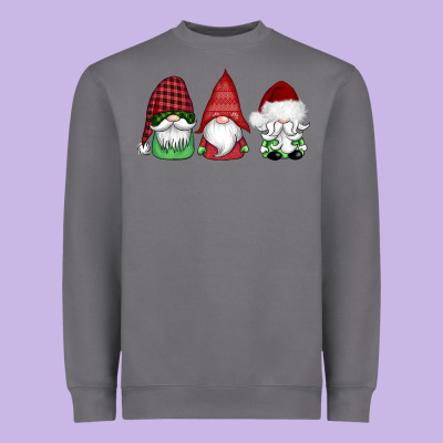 Christmas Gnomes Heavyweight Sweatshirt Designed By Adodesignshop