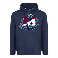 Navy suny maritime college Heavyweight Hoodie - linhVisuals