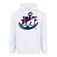 White suny maritime college Heavyweight Hoodie - linhVisuals