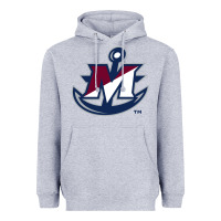 Heather Grey suny maritime college Heavyweight Hoodie - linhVisuals
