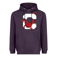 Plum suny cortland red dragons Heavyweight Hoodie - linhVisuals