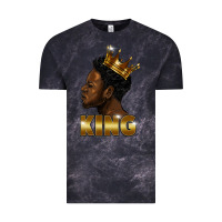 Cloud Black black king Vintage Tee - FaDigitalArtStudio