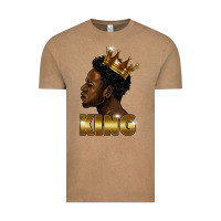 Vintage Coffee black king Vintage Tee - FaDigitalArtStudio
