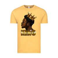 Vintage Mustard black king Vintage Tee - FaDigitalArtStudio