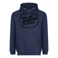 Navy old spaghetti factory Heavyweight Hoodie - linhVisuals