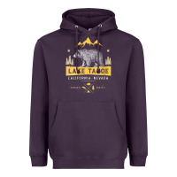 Plum womens lake tahoe national park california nevada vintage bear men v n Heavyweight Hoodie - linhVisuals