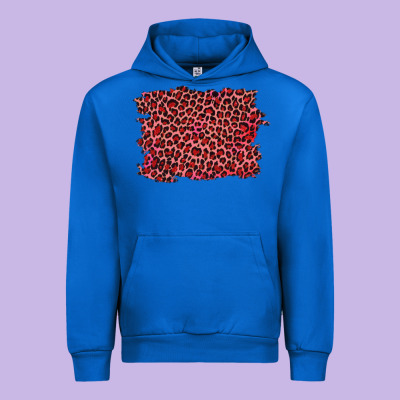 Pink Leopard Background Urban Hoodie Designed By Ranaportraitstore