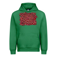 Emerald pink leopard background Urban Hoodie - RanaPortraitStore