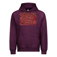 Mauve Wine pink leopard background Urban Hoodie - RanaPortraitStore