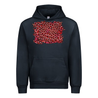 Navy pink leopard background Urban Hoodie - RanaPortraitStore