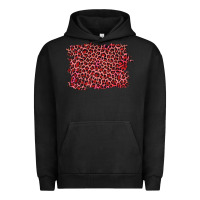 Pigment Black pink leopard background Urban Hoodie - RanaPortraitStore
