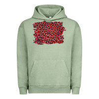 Pigment Oil Green pink leopard background Urban Hoodie - RanaPortraitStore