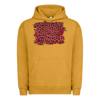Pigment Peanut Butter pink leopard background Urban Hoodie - RanaPortraitStore