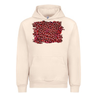 Sandshell pink leopard background Urban Hoodie - RanaPortraitStore