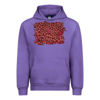 Tulip pink leopard background Urban Hoodie - RanaPortraitStore