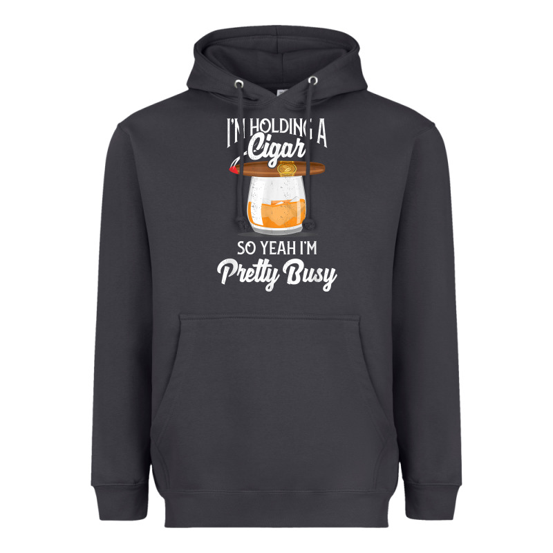Cigar Smoking Tshirt Smoking Whiskey Drinking Dad Tee Gift Heavyweight Hoodie by linhVisuals | Teevron