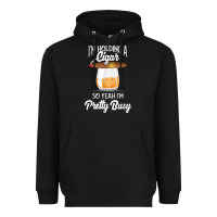Black cigar smoking tshirt smoking whiskey drinking dad tee gift Heavyweight Hoodie - linhVisuals