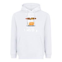 White cigar smoking tshirt smoking whiskey drinking dad tee gift Heavyweight Hoodie - linhVisuals