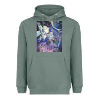 Sage spaceship earth mural Heavyweight Hoodie - linhVisuals